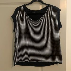 AllSaints Stripe Linen Tee